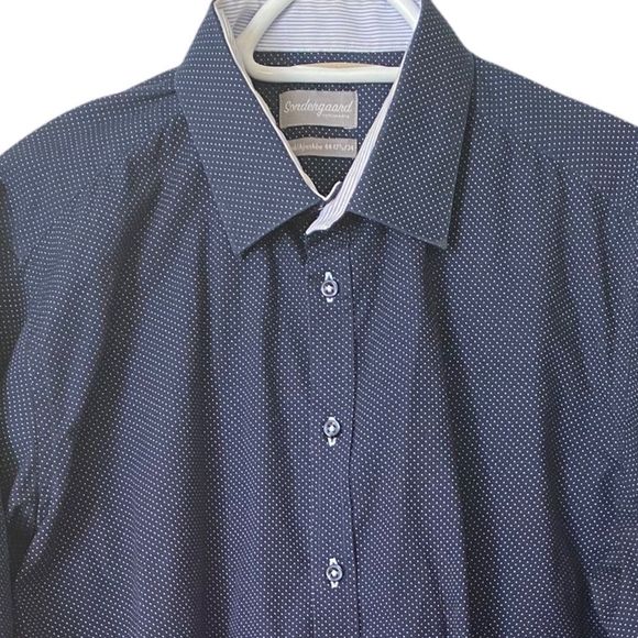 Sondergaard Copenhagen: Men’s Fitted Long Sleeve Button Up Dress Shirt - Picture 1 of 9